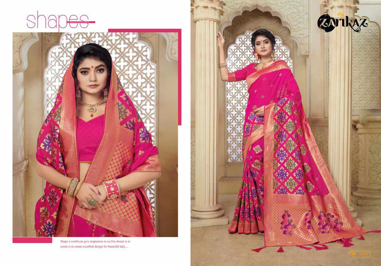 Pihuu Vol-9 The Kazo Banarasi Art Silk Saree Pihuu Vol-9 The Kazo Banarasi Art Silk Saree